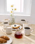 Set 6, 13 oz Set, Set famiware Coffee Mugs of Milkyway Mug Ceramic Cup with Handle for Coffee, Tea, Cocoa, Milk, Matte