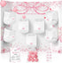 Ctosree 31 Pcs Pink Bow Baby Shower Diaper Game 1 Diaper Baby