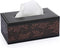Sumnacon Rectangular Leather Tissue Box Cover – Stylish PU Tissue Box Holder with Magnetic Bottom for Home and Office