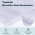 TEAWOO 15 Pack, 12x12 inches White Washcloths Highly Absorbent & Quick Drying Face Towels, Premium Quality Soft Bath