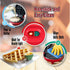 Burgess Brothers Mini Churwaffle Maker - Makes 4-Inch Waffles, Chaffles, and Cornbread Churro Waffles - Great Housewarming and Graduation Gift by BURGERSS BROTHERS