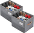 Chewlish Shoe Organizer for Closet, Foldable Shoe Box Storage Containers with Clear Cover,