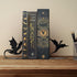 Nichake Metal Dragon Bookends Stoppers Holder Stand for Desk Shelf Cool Dragon Book Ends Decorative, Fantasy Dragon
