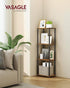 4-Tier 9.4 15 41.3 Inches, ULLS152K01 VASAGLE Superfast Toolless Assembly, Shelf for Living Room, Standing Shelf