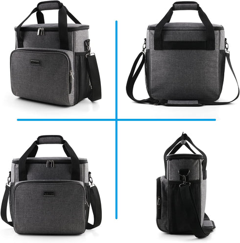 BAGLHER Coffee Maker Storage Bag, Waterproof Travel Carrying Organizer Case, Dustproof Tote Bag with Shoulder Strap