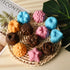 Sakolla 3 Pack Chocolate Flowers Silicone Molds, 12 Cavity Heart Shape Candy Cake Molds for Baking, Cupcake