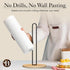Bambuesi Wooden Paper Towel Holder, Minimalistic Stand with Non-Slip Base for Kitchen Countertop and Home Office