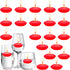 Nuanchu 20 Pcs Floating Candles - 1.5 Inch Small Unscented Floating Candles for Wedding Party, Thanksgiving, Halloween,
