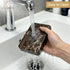 Natural Marble Soap Dish, Rectangle Emperador Dark Jewelry Dish, Dark Brown Style Shower Soap Holder, Modern Stone