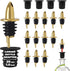ESATTO 12 Pack Classic Bottle Pourers, Liquor Pourers for Alcohol, Olive Oil,