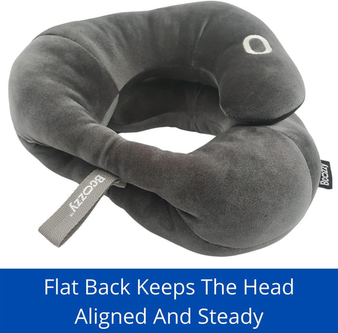 BCOZZY Neck Brace Pillow, Patented Relief for Neck Pain, Soft Washable Adjustable Support, Black