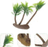 BESTOYARD Artificial Coconut Tree Decor, Mini Tropical Palm Trees for Fairy Garden Landscape Decoration