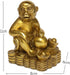 BRABUD Chinese Handmade Zodiac Brass Monkey Statue, Home Decor Collectibles Figurine BS050