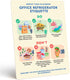 Office Refrigerator Etiquette Guide, Magnetic Signs for Respectful Behavior, Cute Office Supplies & Accessories
