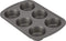 Everyday Nonstick Steel Muffin Pan, 6 Cup, Gray by GoodCook