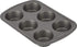 Everyday Nonstick Steel Muffin Pan, 6 Cup, Gray by GoodCook