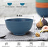 wheat straw small bowls 10oz set of 8 - Unbreakable Dessert Bowls for kids - Mini Bowls for Ice Cream,Snack and Fruits - Microwave & Dishwasher Safe Appetizer Bowls by Wrova