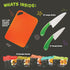 MasterChef Junior Knife and Cutting Board Set, Real Cutting Tools for Kids, 15 Baking Recipes