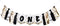 Notorious One High Chair Banner for Boys - Black and Gold -