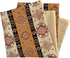 Large Throw Pillow Covers 22 x 22 Inches, Mustard Yellow and Cream Kilim Pattern, Boho Room Decor for Couch