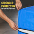 Mattress Bag for Moving & Storage of Full Size, Heavy Duty Mattress Cover for Moving with 12 Handles and Dual Zippers