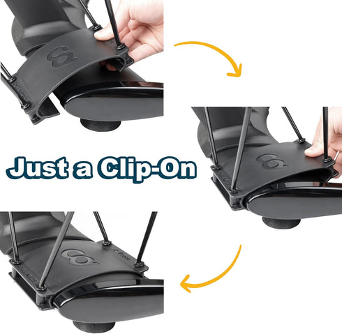 2 CyclingDeal Shoe Rack Hanger Compatible with Peloton Bike & Bike+ ONLY Shoe Holder - Holds Pairs of Cycling Shoes