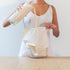 EZ-2-Squeeze 2pk -14" x14" Organic Cotton Nut Milk Bags - Reusable All Purpose Food Strainer Bag- Light Strong Muslin