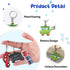 Gala Glow 17 Pack Set, Car Keychain Cartoon Vehcile Train Airplane Silicone Keyrings for Kids, Bulk Party Favors