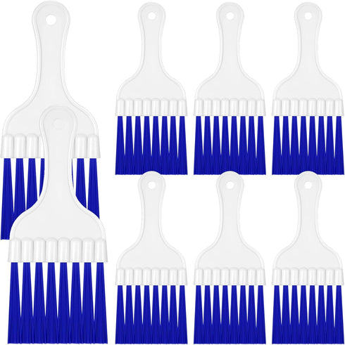 8 Packs Air Conditioner Condenser Cleaning Brush, Refrigerator Coil Brush, HVAC Coil Cleaner Brush, Small Plastic Whisk
