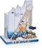 Nautical Wooden Pen Holder, Handcrafted Ocean Beach Theme Makeup Brush Organizer