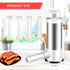 4 Inches BBQ(2.2LB) Sausage Stuffer with Different Stuffing Tubes, Manual Sausage Maker, Homemade Sausage Machine