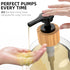Set 2 Pack 16.9oz Set Cisily Kitchen Dish Soap Dispenser with Black Sponge Holder and Clear Glass, Dish Soap Dispensers