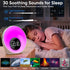 30 14 Dimmable AFEXOA Wake Up Light Sunrise Alarm Clock - Sunrise Simulation & White Noise Machine with Soothing