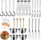 34PCS Cheese Butter Spreader Knives Set - Charcuterie Board Accessories, Stainless Steel Utensils for Pastry Making