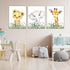 BZSPNJM Set 3 (12 16 Inch) Baby Safari Nursery Wall Decor - of Pictures Cute Animal Wall Prints on Canvas Jungle