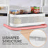 3-Tier Counter Countertop Rotating Bathroom Organizer, Vanity Tray for Makeup & Skincare, Spice Rack Storage