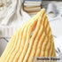 Home Brilliant Yellow Throw Pillow Covers Set of 2, 18x18 Super Soft Decorative Striped Corduroy Mustard Pillows