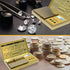 WEIGHTMAN Digital Scale, 200g/0.01g Pocket Scale, Gold Titanium Plating, Mini Jewelry Scale with 6 Units