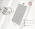 28 16 388 HEVEA Natural Rubber Wave Bath Mat Long in - Non-Slip Shower & Bathtub Mat with Suction Cups, Plastic-Free