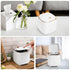 PANDENNER Countertop 10 Mini Trash Can with Rolls of Trash Bags,Tiny Desk Trash Cans with Press Type Lid, Desktop