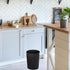3 Pack JiatuA Small Trash Can with Trash Bags Bathroom Garbage Bin Round Plastic Waste Basket for Kitchen, Bedroom