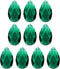 PATIKIL K9 Crystal Pendants Teardrop Beads, 10 Pack 38mm Chandelier Prisms Parts