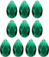 PATIKIL K9 Crystal Pendants Teardrop Beads, 10 Pack 38mm Chandelier Prisms Parts