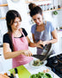 Cooking Spoon and Rice Scooper for Nonstick Cookware, Durable BPA-Free Matte Silicone, Wood Handle Spoon for Mixing,