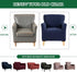 1 Blue,1PC) Stretch Chair Covers with Arms Piece Accent Chair Cover Banquet Armchair Slipcover Ice Patterned Jacquard