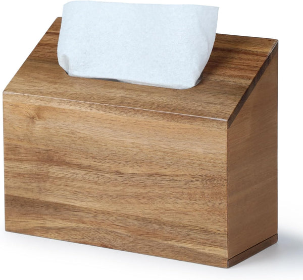YANGQIHOME Acacia Hand Towel Box Cover Compatible with Kleenex Disposable Paper Hand