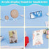 Card Display Stand, 20 Pack Small Acrylic Easel Stands for Challenge Coin, Graded Card, Sports Card, Baseball Card (2.2