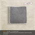 45x45 Louis Donn Unstuffed Square Pouf Ottoman Cover Footstool for Storage Washable Small Bean Bag Cotton and Linen