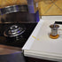 Kitchen Silicone Stove Counter Gap Cover, 25 Inches Countertop Strips Gap Guard, Easy to Clean (White)