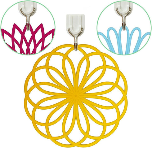 ME.FAN Silicone Trivet - Kitchen Hot Pads for Pots/Hot Dish, Insulated Teapot Trivet, Flexible Durable Non Slip Large